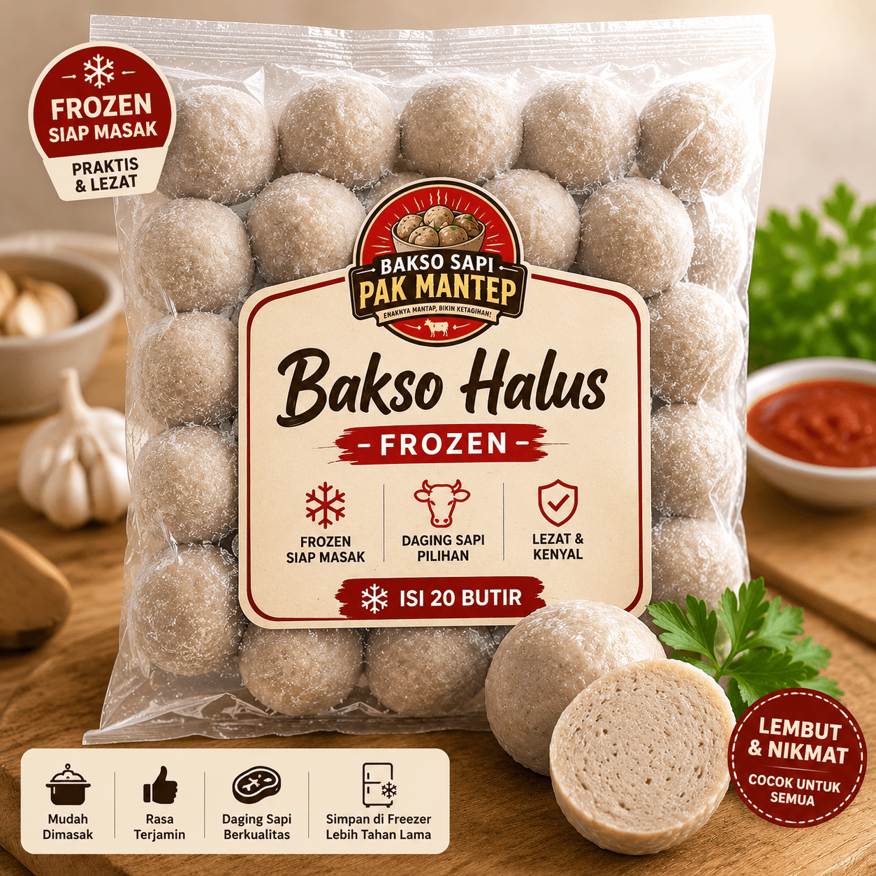 Bakso Halus Frozen